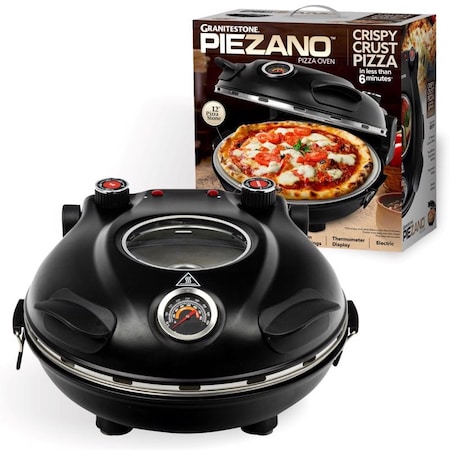 Granitestone Granitestone Piezano Matte Black Electric Pizza Oven 1424
